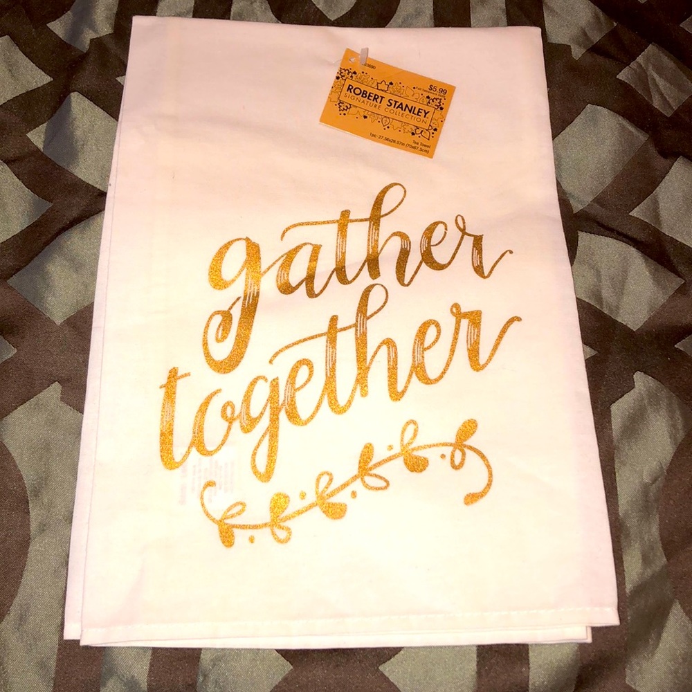 Robert Stanley Ivory “Gather Together” Tea Towel